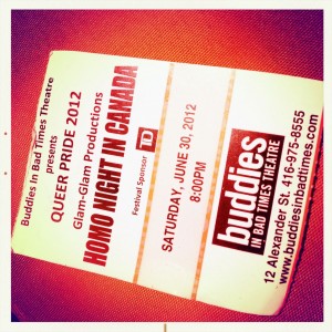 ticket HomoNight