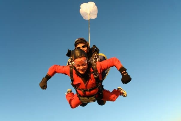 Skydiving in Taupo, New Zealand