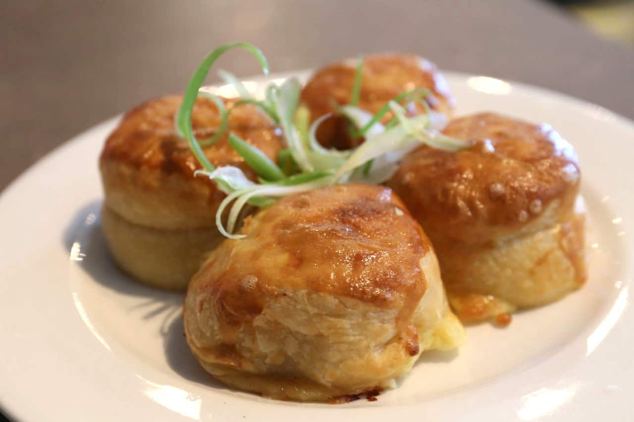 Potato Knishes at Grumans Calgary.