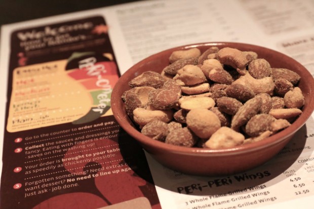 Nando Toronto's signature Peri Peri Nuts are perfect for snacking.