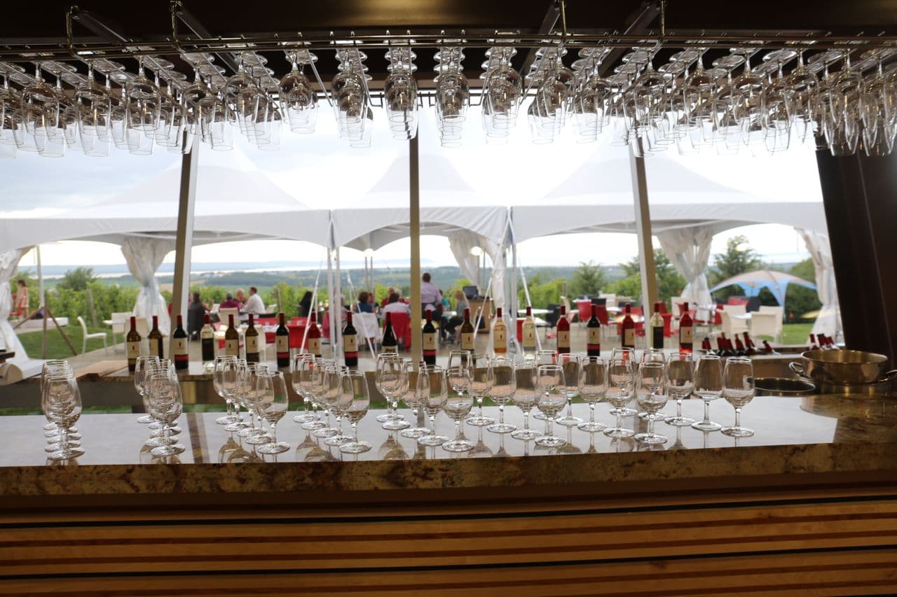 Enjoy a tasting at Luckett Vineyard's Wine Bar.