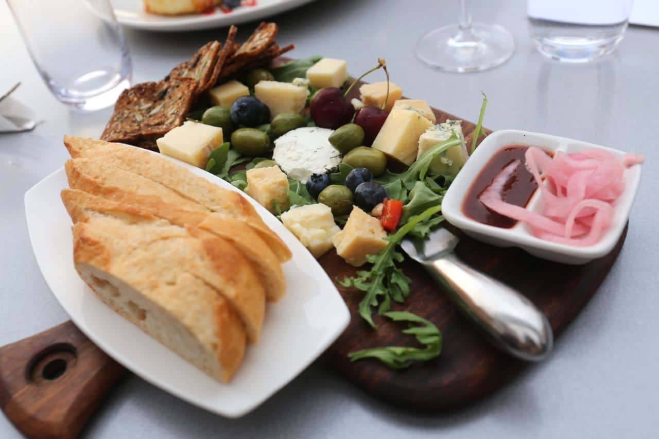 Cheese and Antipasti Board at Crash Pad Bistro.