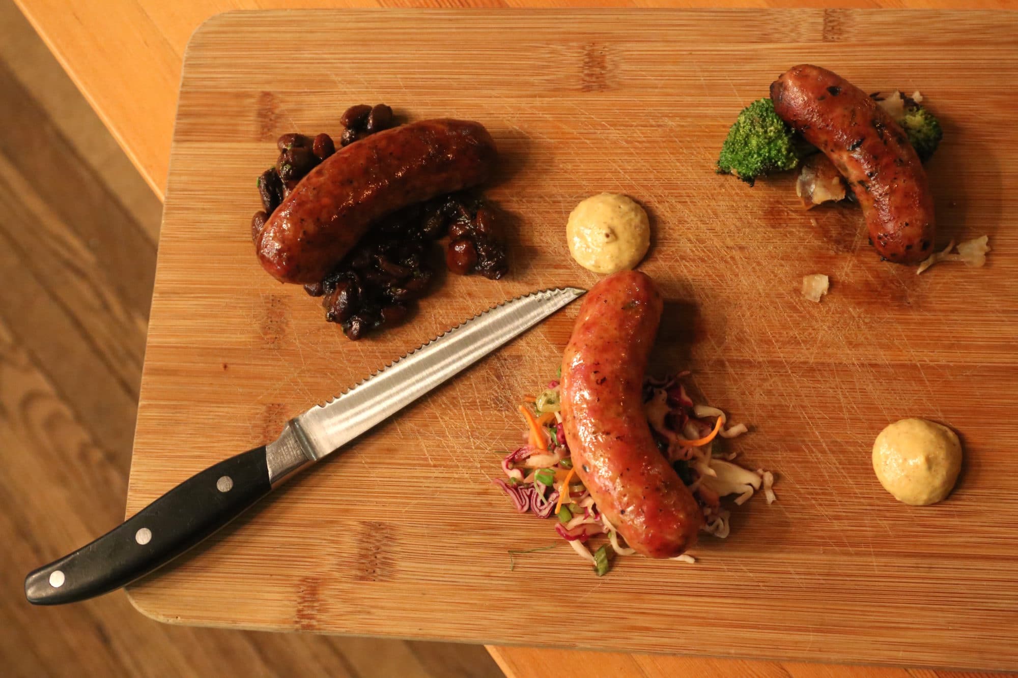Ayden Saskatoon's signature sausage platter.