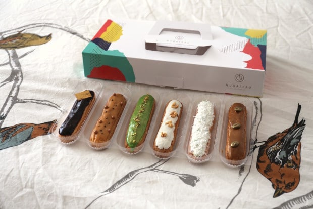 Eclairs at Nugateau in Toronto