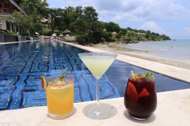 Tart cherry juice is our favourite gin mixer to enjoy on the beach.