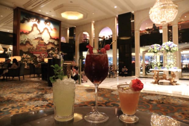 Tart lime juice mixed with gin and fresh herbs is a delicious Spring cocktail idea.