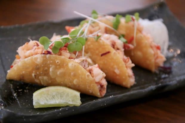 Kasa Moto Toronto rooftop patio sells seriously good sushi.