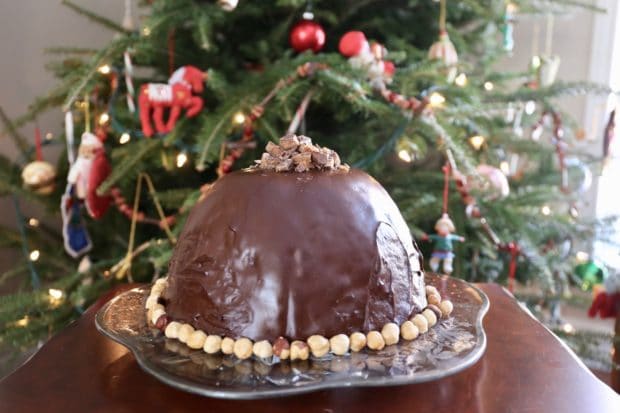 Tuscan Black Forest Brownie Zuccotto Cake