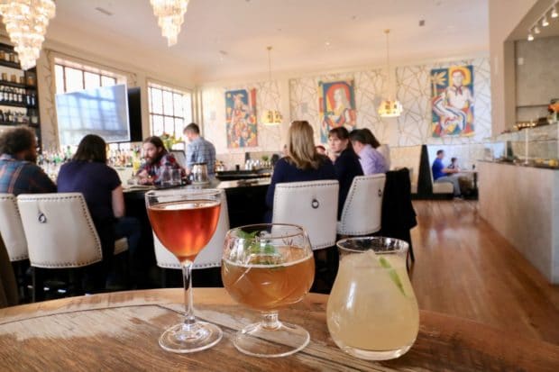 Apple juice is our favourite gin mixer to during the cool autumn season.