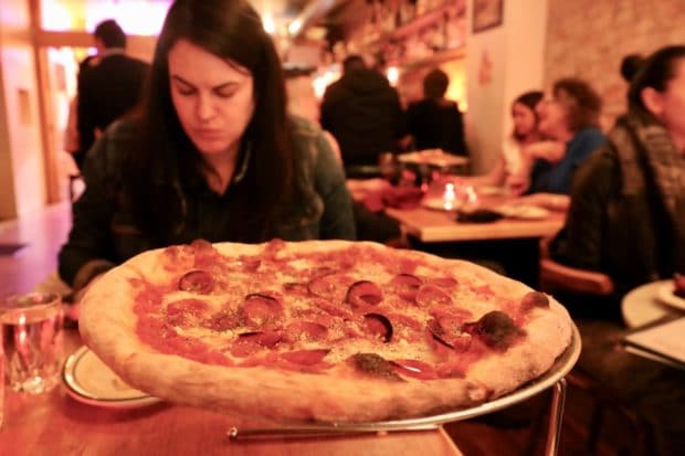 Superpoint offers pizza delivery in Toronto from its kitchen on Ossington Avenue.