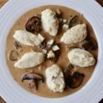 Gorgonzola Mushroom Cream with Italian Dumplings
