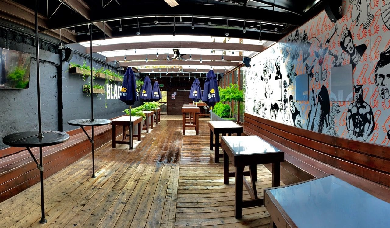 Black Eagle has the best rooftop patio in Toronto's Gay Village.