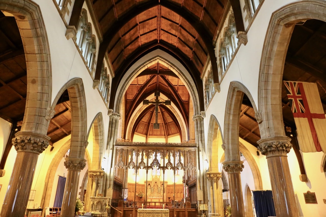 On a rainy day in Inverness enjoy a moment of quiet contemplation at St Andrew's Cathedral.