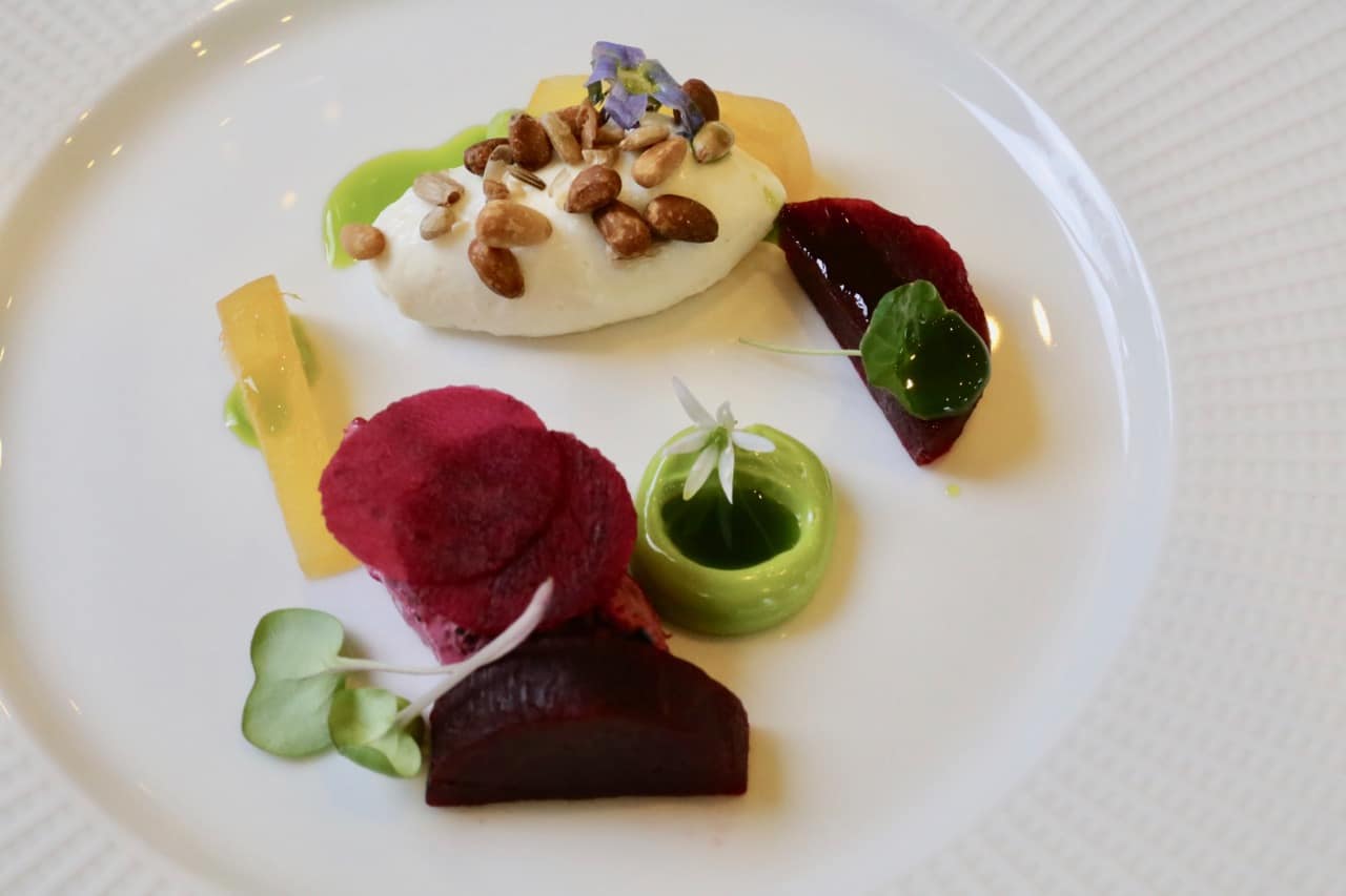 Goat Cheese, Beet Root and Chive