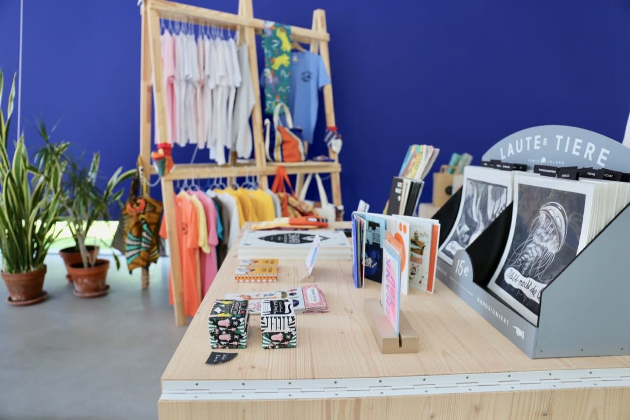 Gay Leipzig's best hipster art and design shop is Tschau Tschussi.