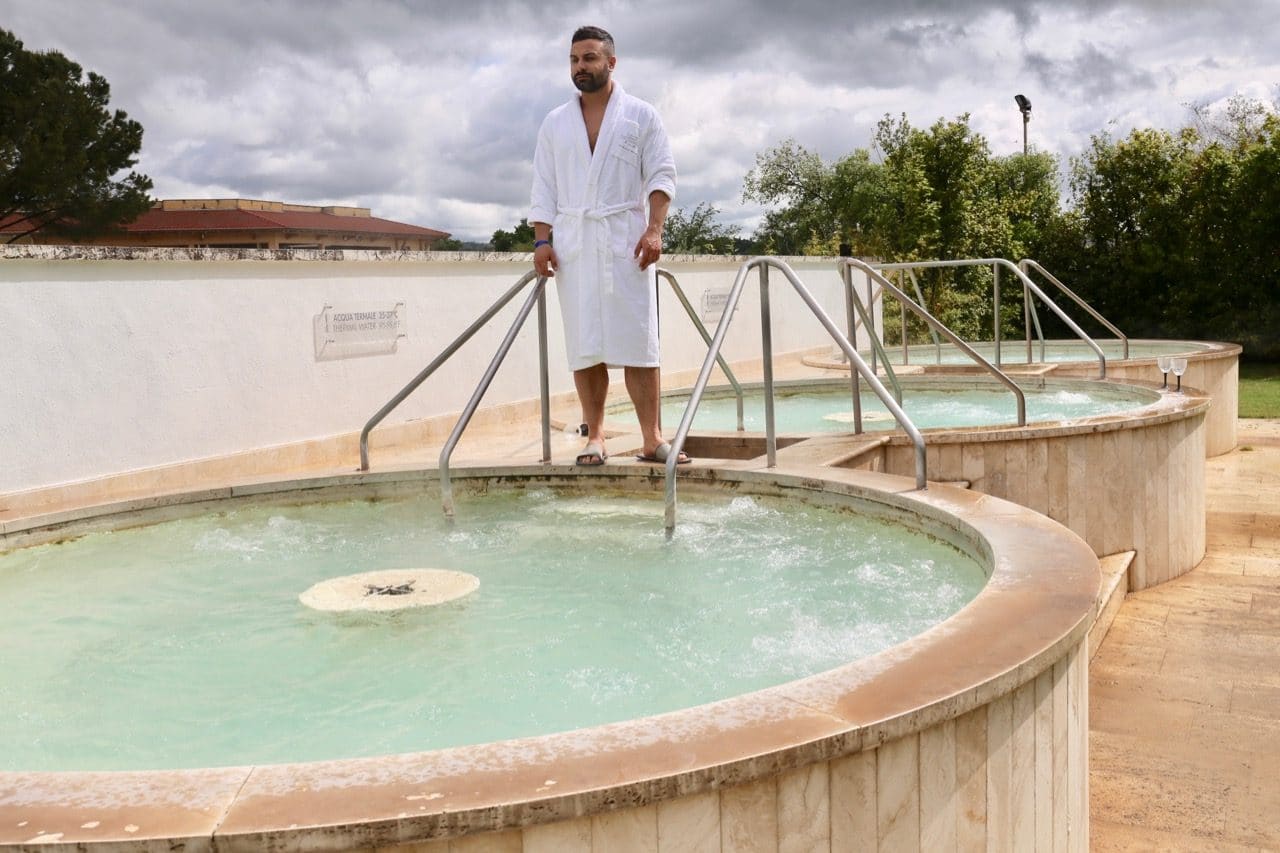 Saturnia Hot Springs hot tubs.