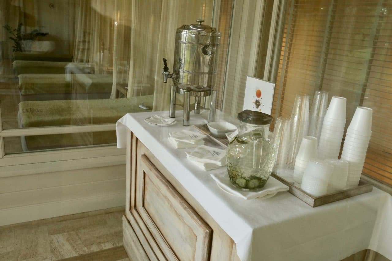 Cocktails at the Terme di Saturnia Resort bar.