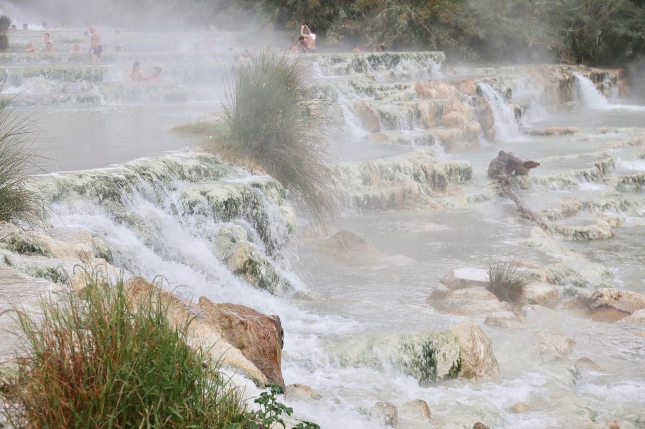 Italian's have been visiting the Saturnia Hot Springs for centuries.