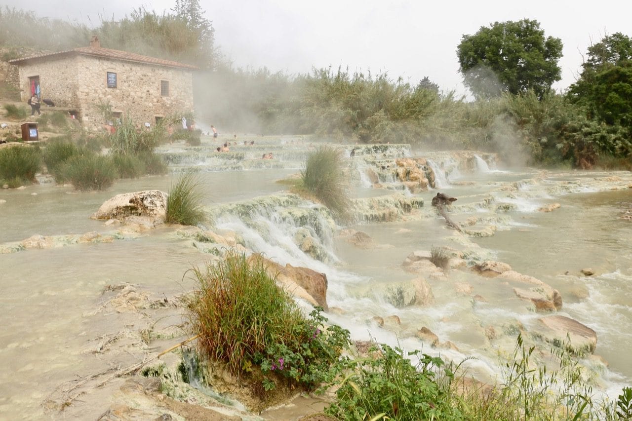 Saturnia Hot Springs luxury hotel spa.
