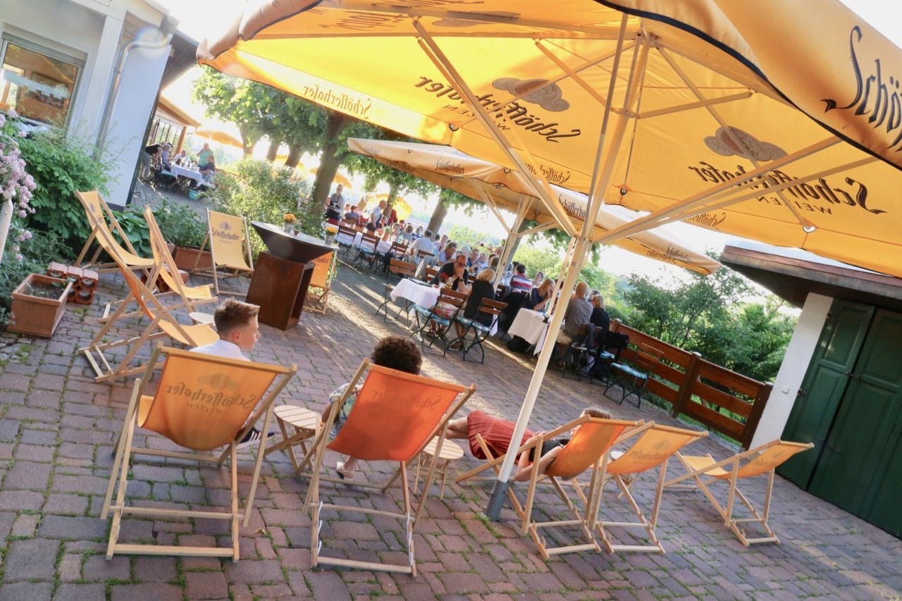 Kades Restaurant is one of the best patio's to enjoy the sunset in Potsdam.