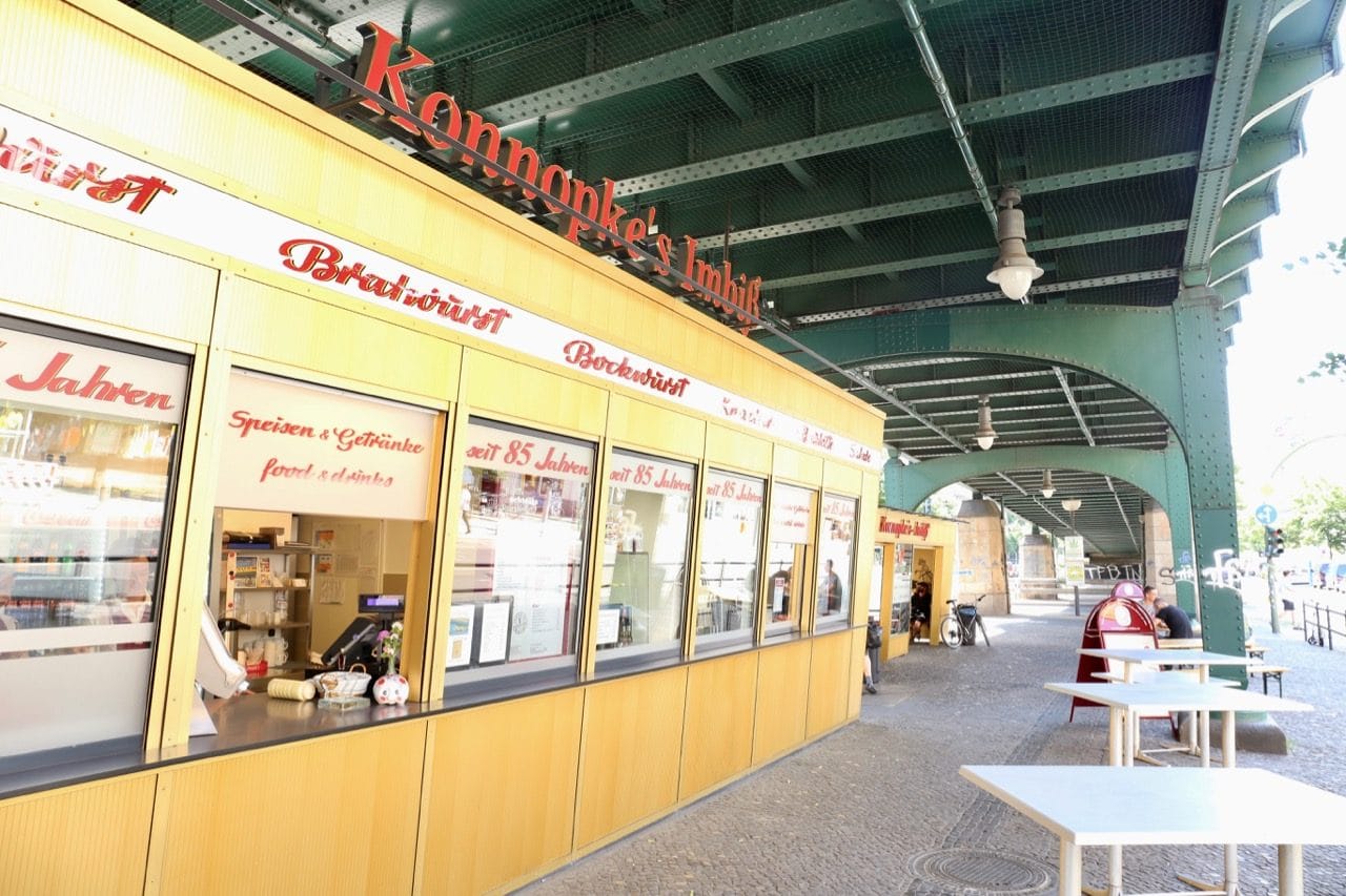 Konnopke's Imbiss is a street-side sausage shop serving one of our favourite Berlin dishes. 