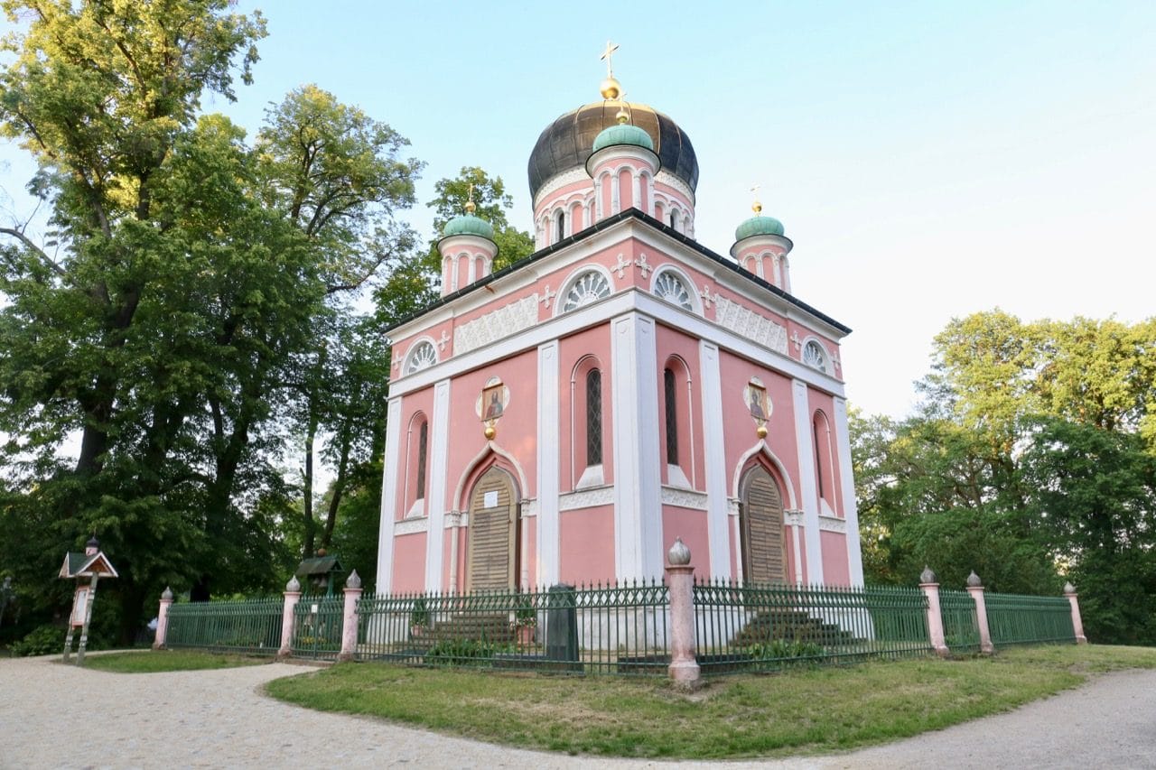 Alexander Nevsky Russian Church in Potsdam's Russian Quarter.