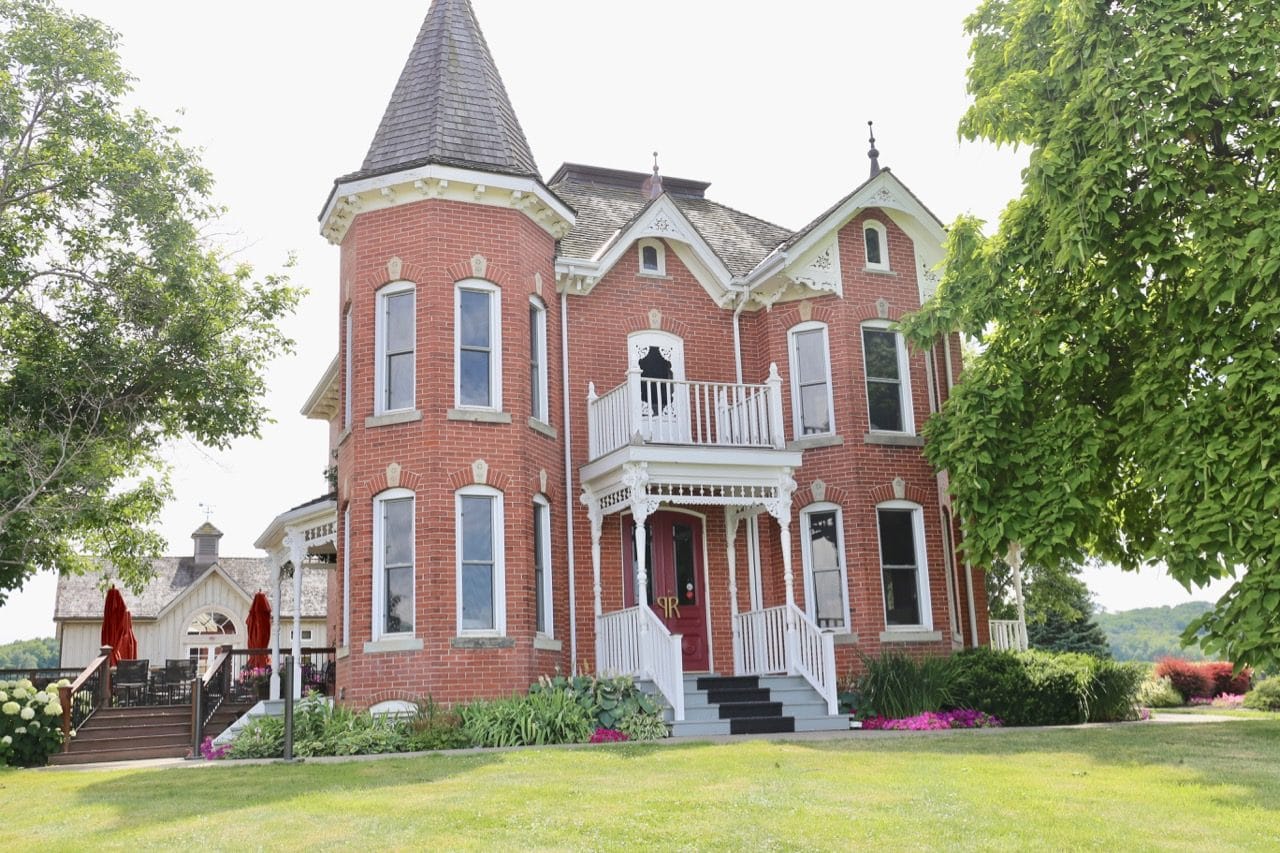 Peninsula Ridge Estates Winery's architectural icon is a historical building, which serves as a fine dining restaurant. 