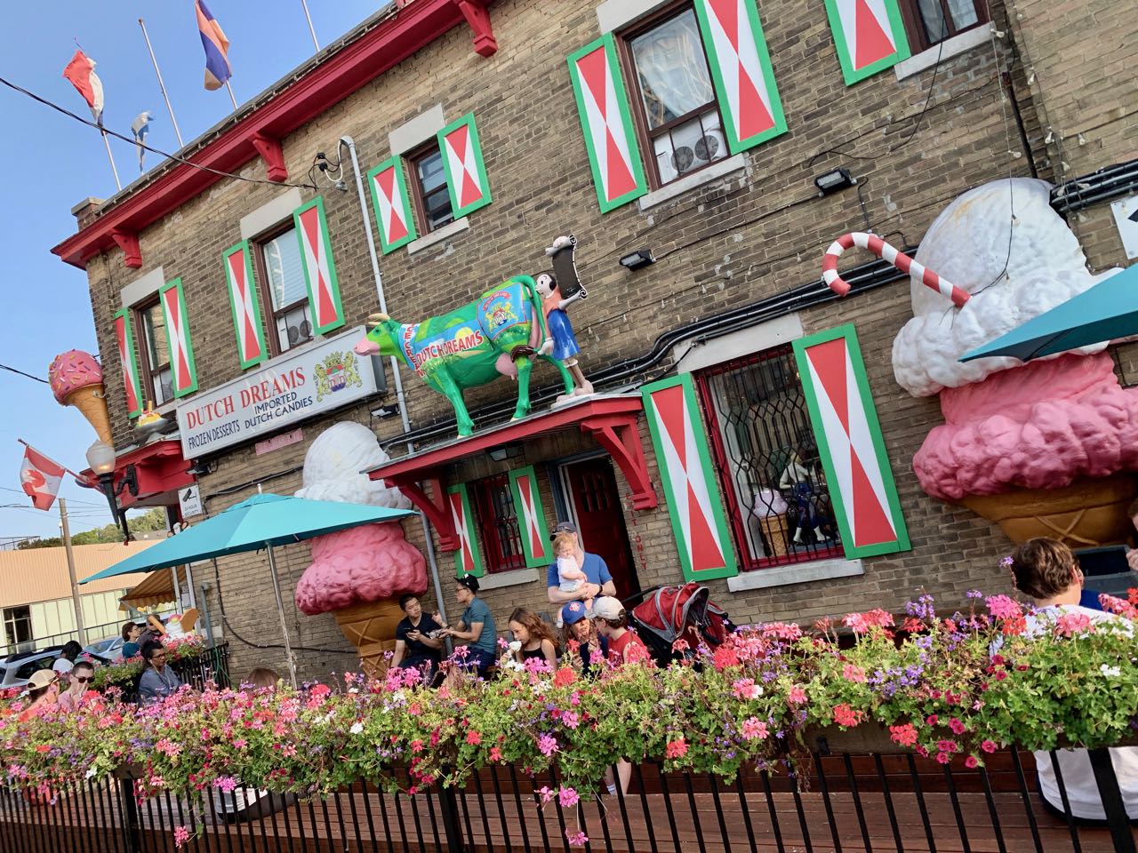 Dutch Dreams takes the prize for best decorated Toronto ice cream parlour. 
