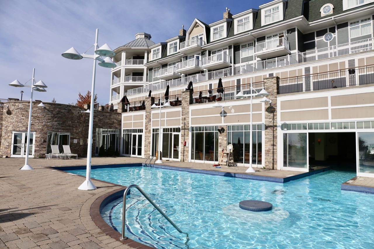The Muskoka resort on Lake Rosseau offers several indoor and outdoor swimming pools.