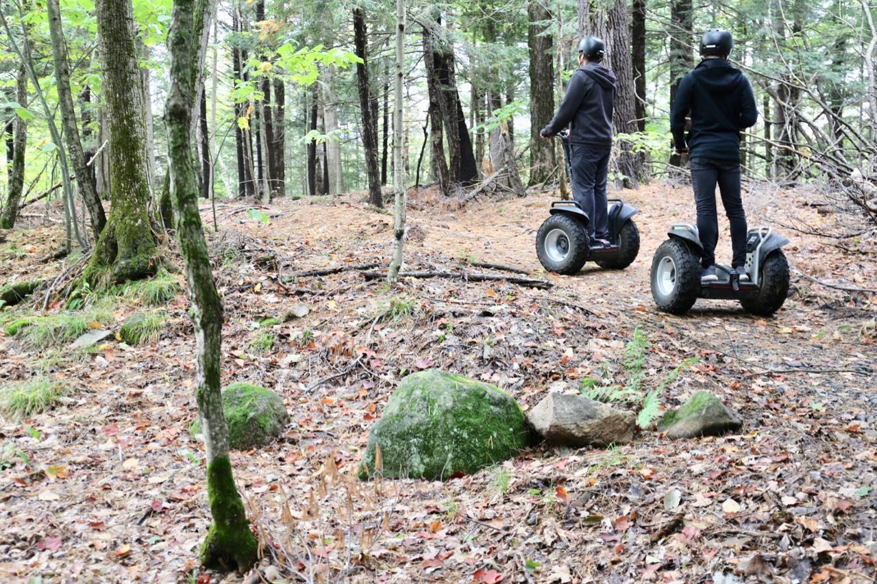 Our favourite activity at JW Marriott Muskoka is the segway tour, which takes guests through the woods.