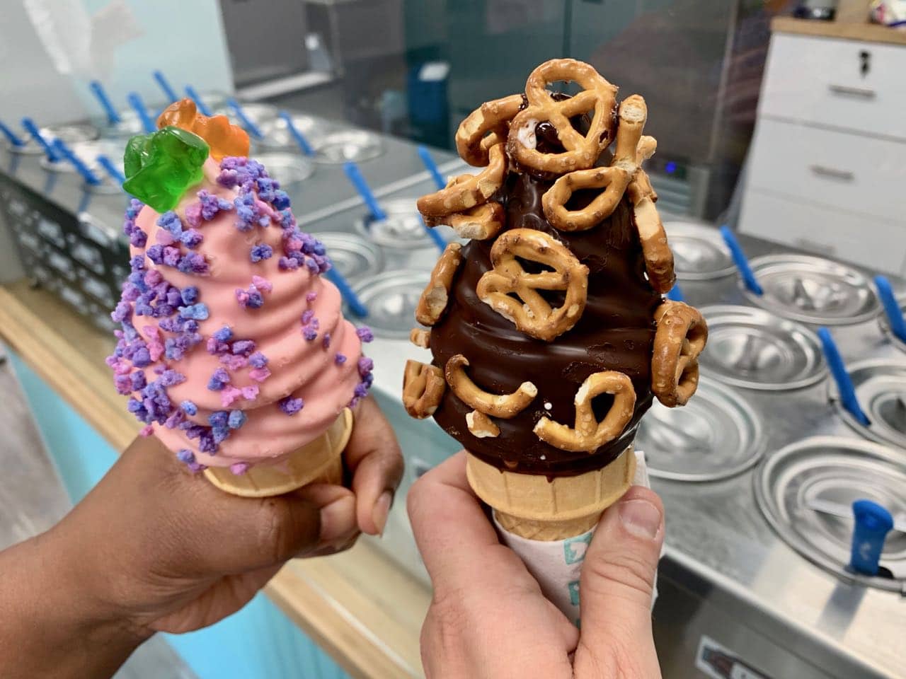 Toronto Ice Cream: La Diperie is a Montreal parlour concept specializing in soft serve dip.