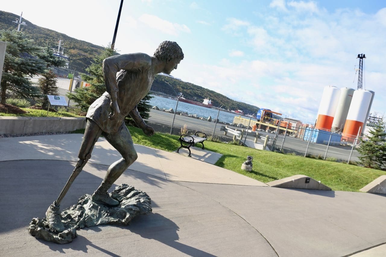 Pay homage to a Canadian hero at the Terry Fox Memorial.