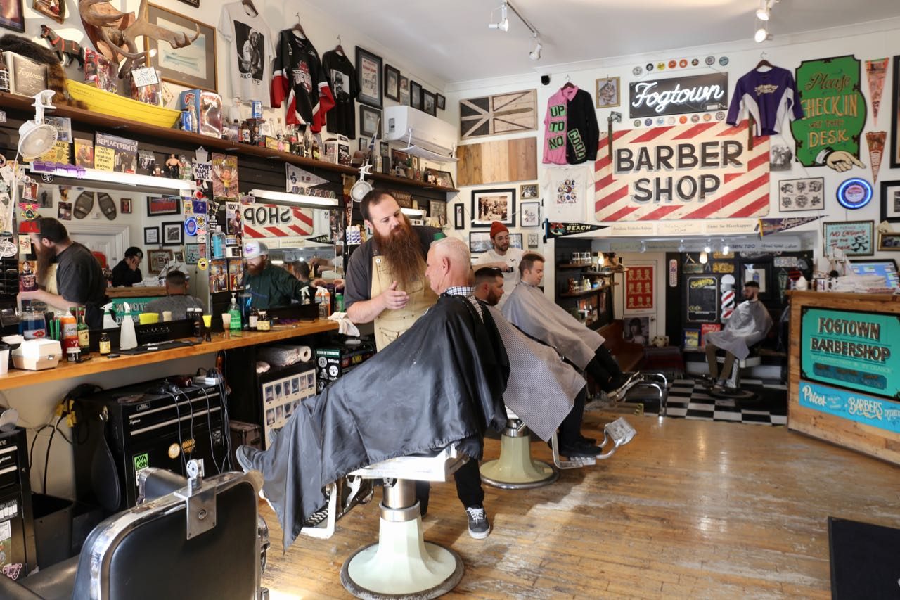 Get a shave and fade at Fogtown Barber in downtown St. John's.