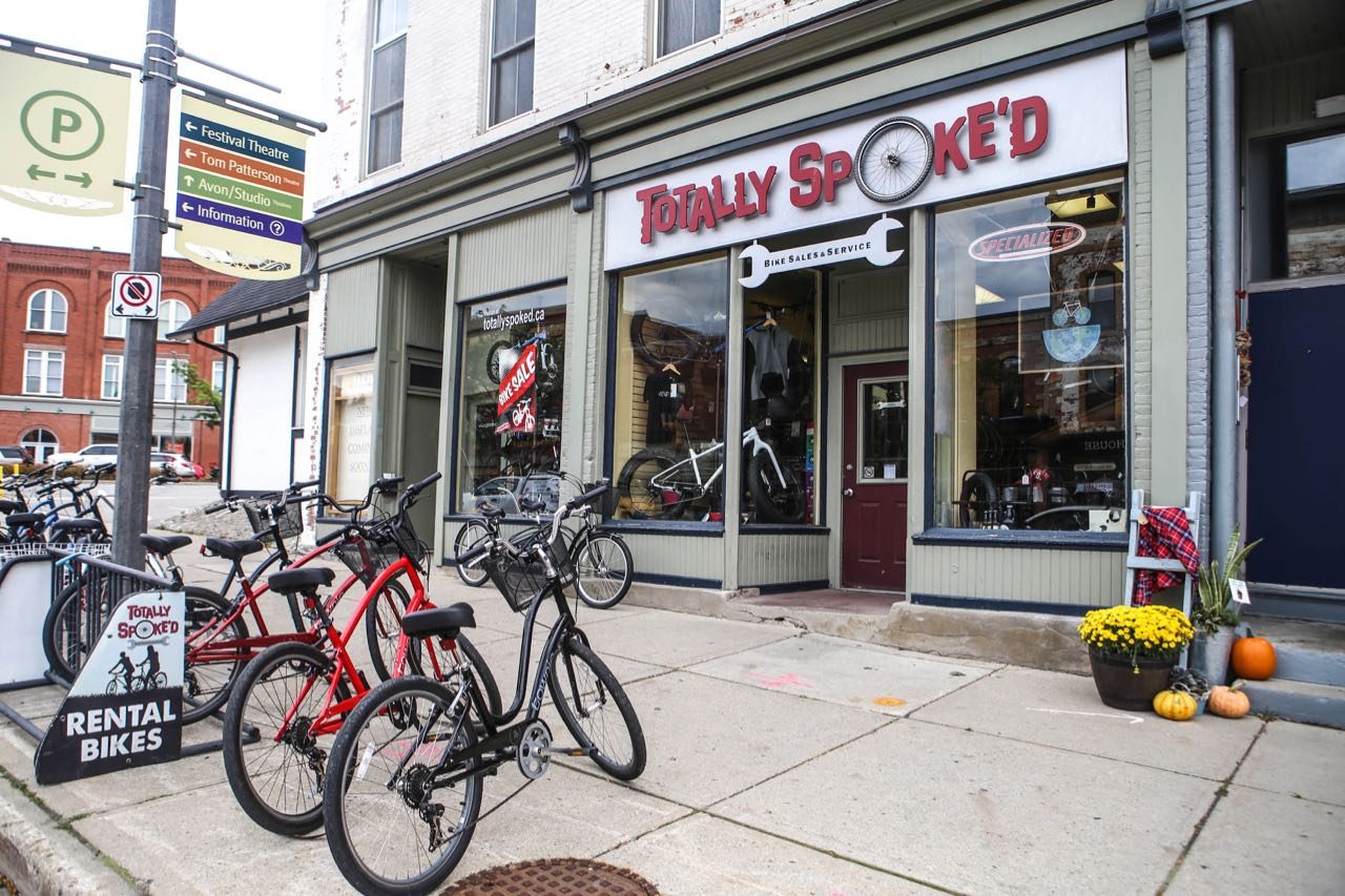 Explore Stratford's nature trails by renting a bike at Totally Spoke'd.