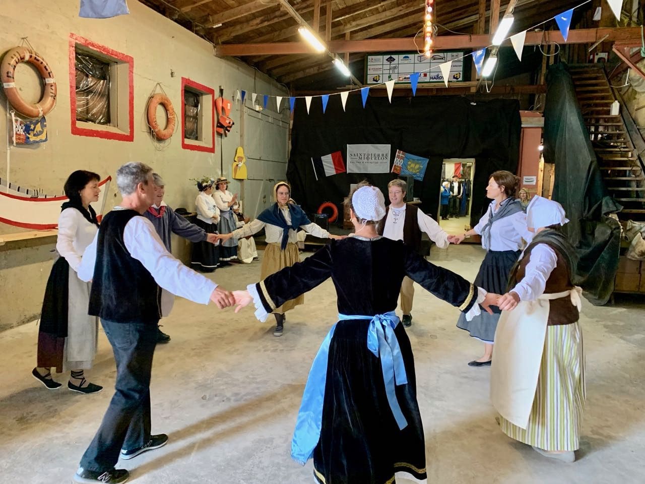 Enjoy a French folk dance in Saint-Pierre and Miquelon.