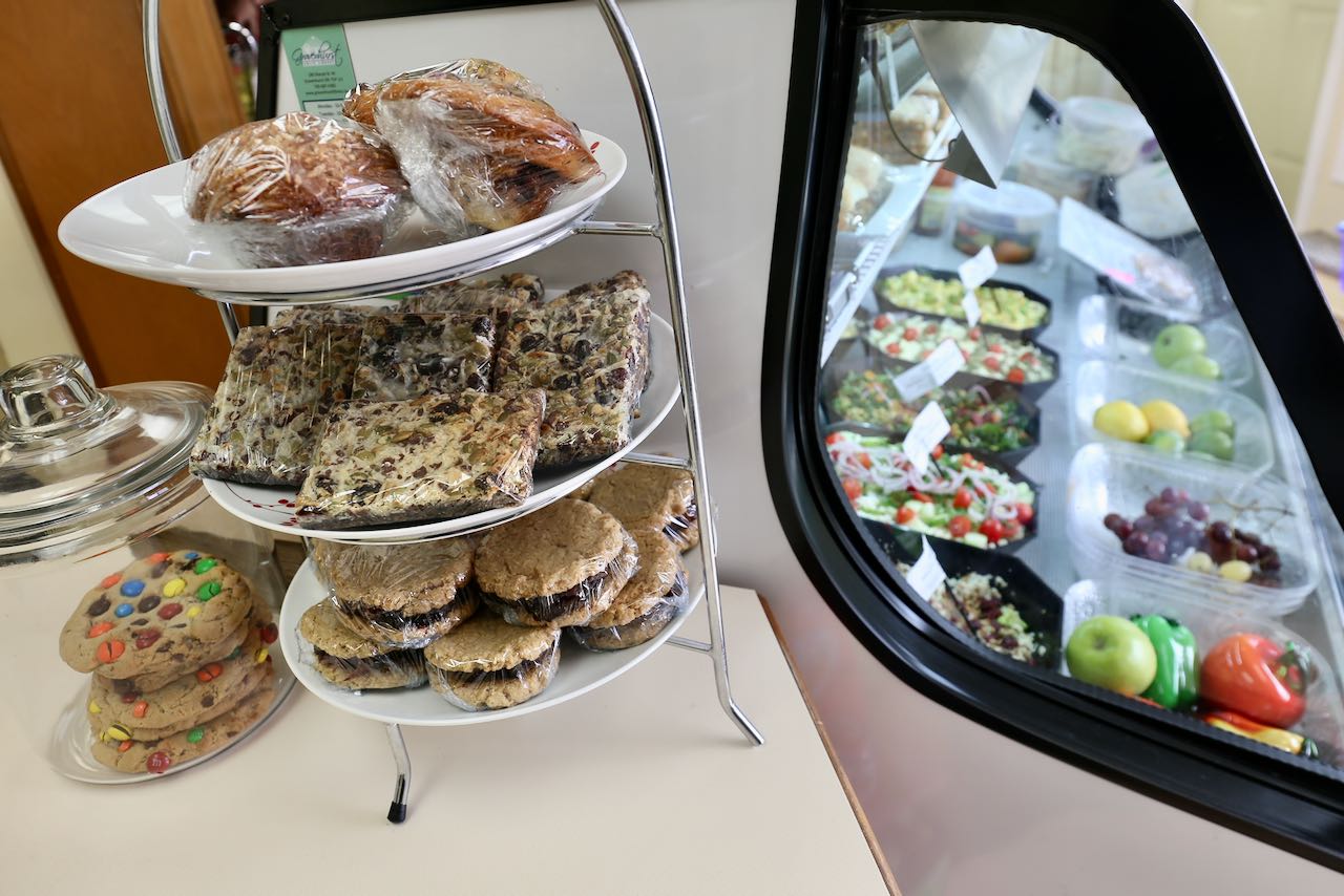 Well Fed Inc offers healthy homemade take out options like salads and sandwiches.