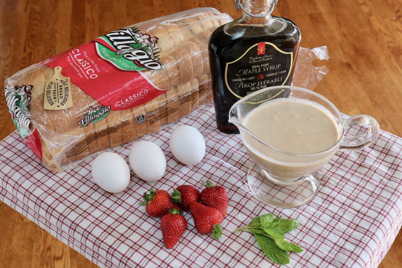 Use thick Italian bread slices to make homemade Irish Cream French Toast.