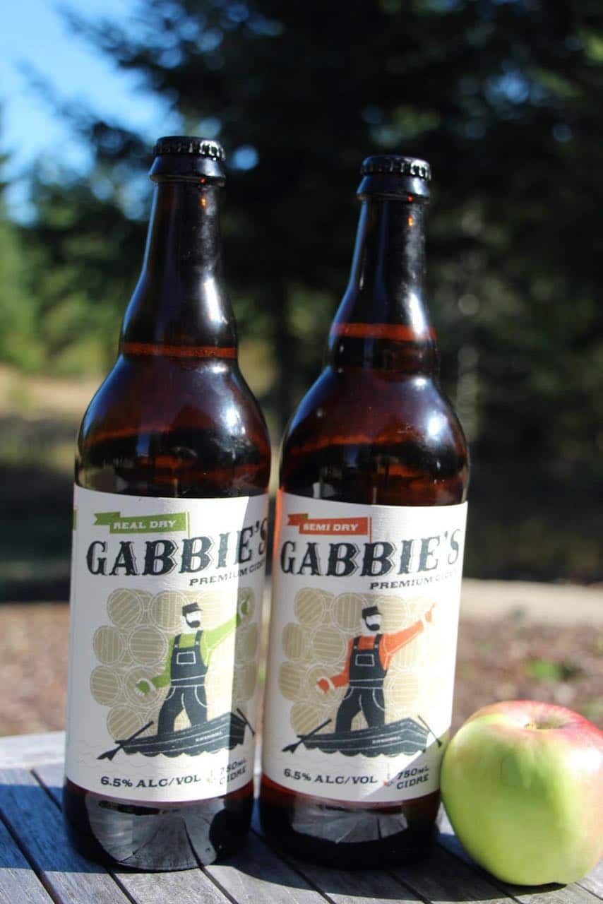 Ravenskill Orchard bottles cider on Gabriola Island. 