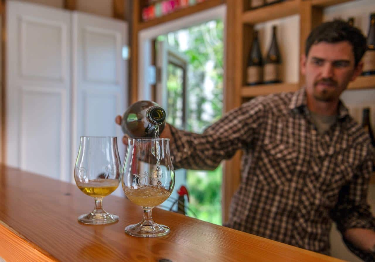 Enjoy a craft cider tasting on Pender Island at Twin Island.