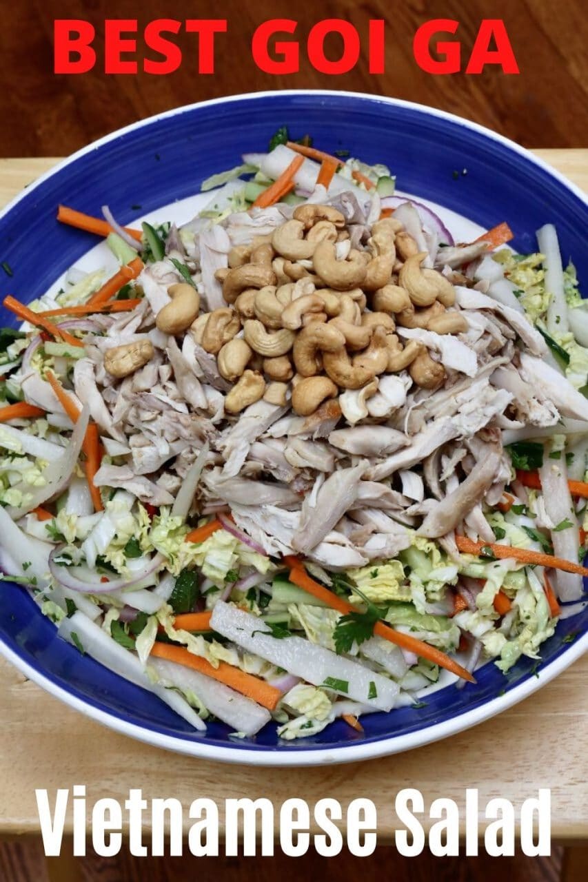 Goi Ga Chicken Salad with Cashews.