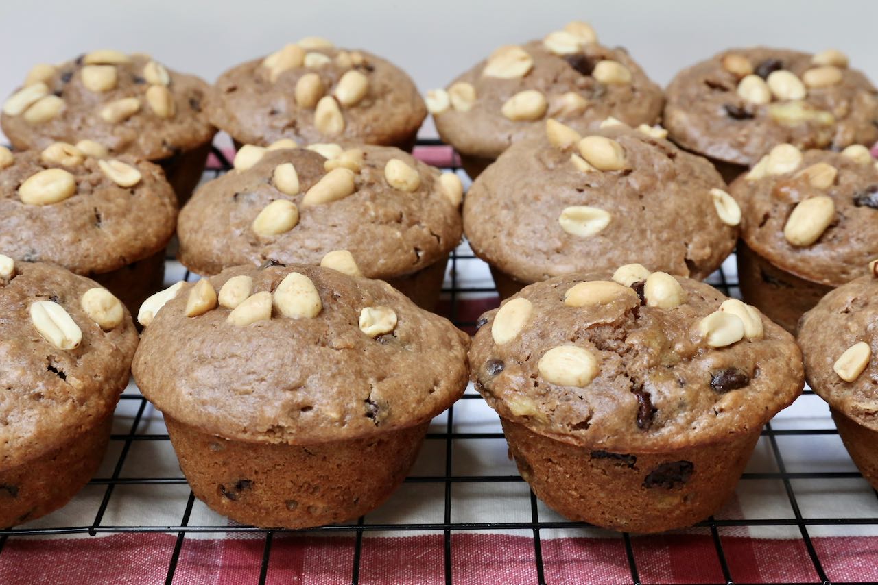 Serve this Peanut Butter Chocolate Chip recipe instead of cupcakes at a birthday party.