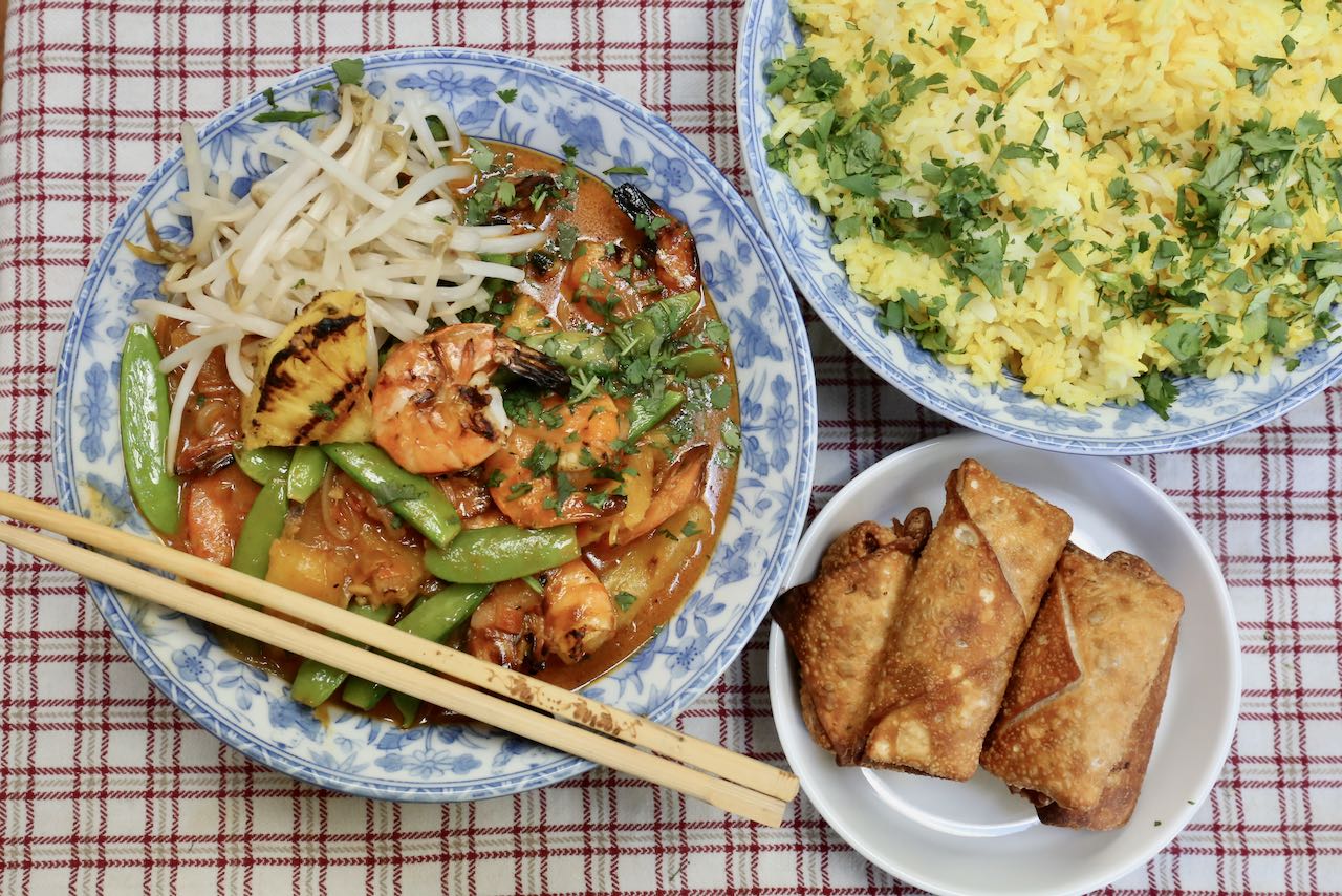 We like to double this spicy Thai Prawn Curry recipe to enjoy leftovers for up to a week.