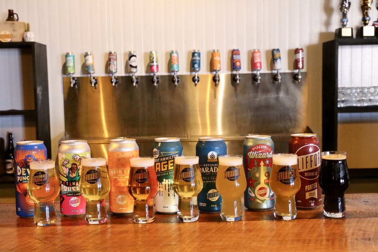 Clifford Brewing features an open concept production facility, friendly beer bar and live music venue.