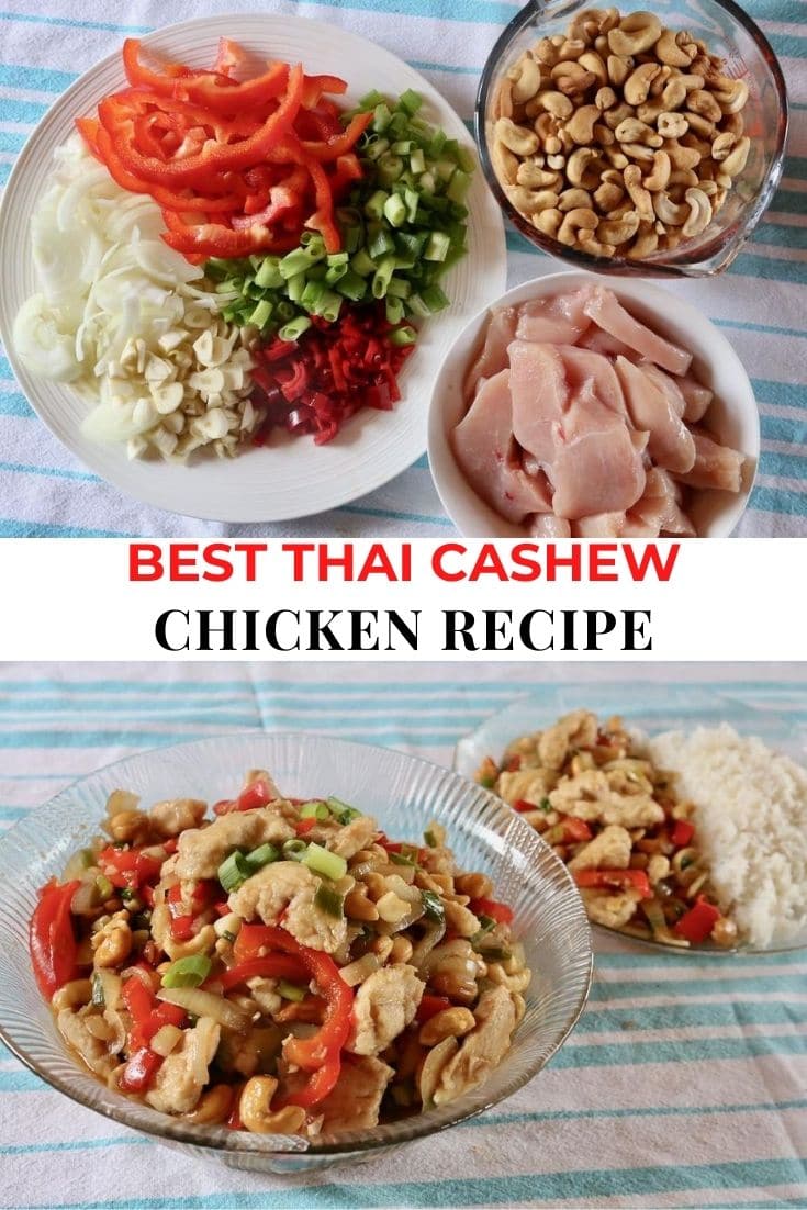 Save our Thai Cashew Chicken recipe to Pinterest!