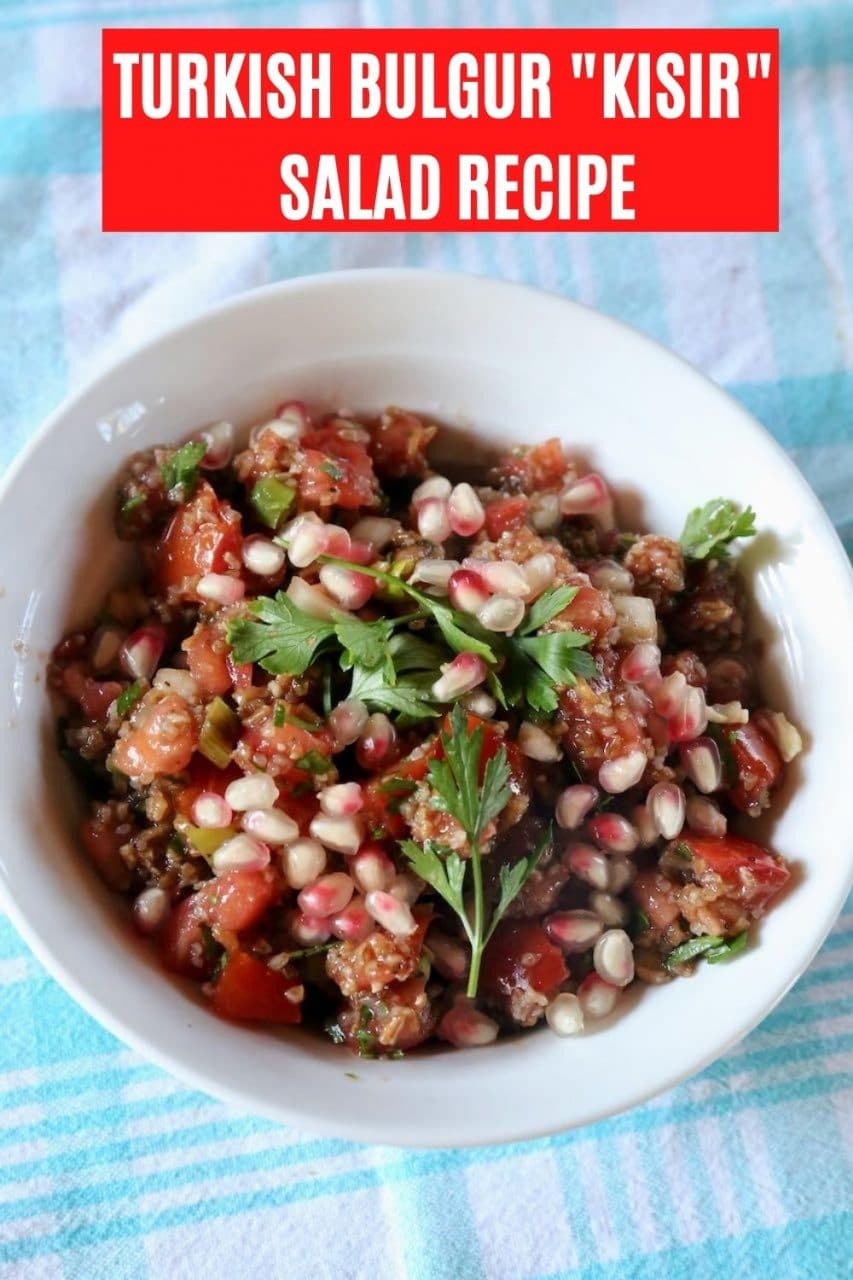 Save our Turkish Bulgur Salad Kisir recipe to Pinterest.