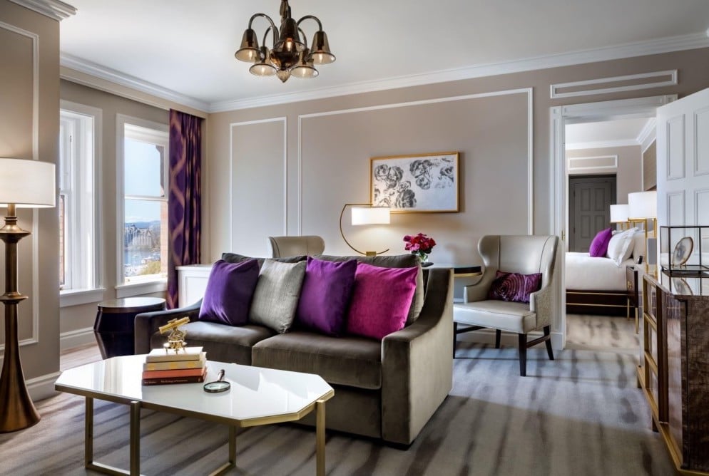 Stay at the luxurious Fairmont Empress in Victoria on a Vancouver Island Wineries tour.