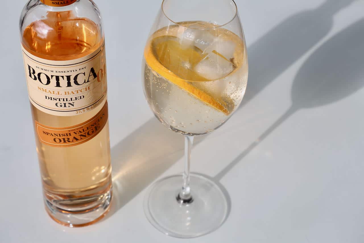 Botica Valencia Orange Gin makes a great spritzer. 