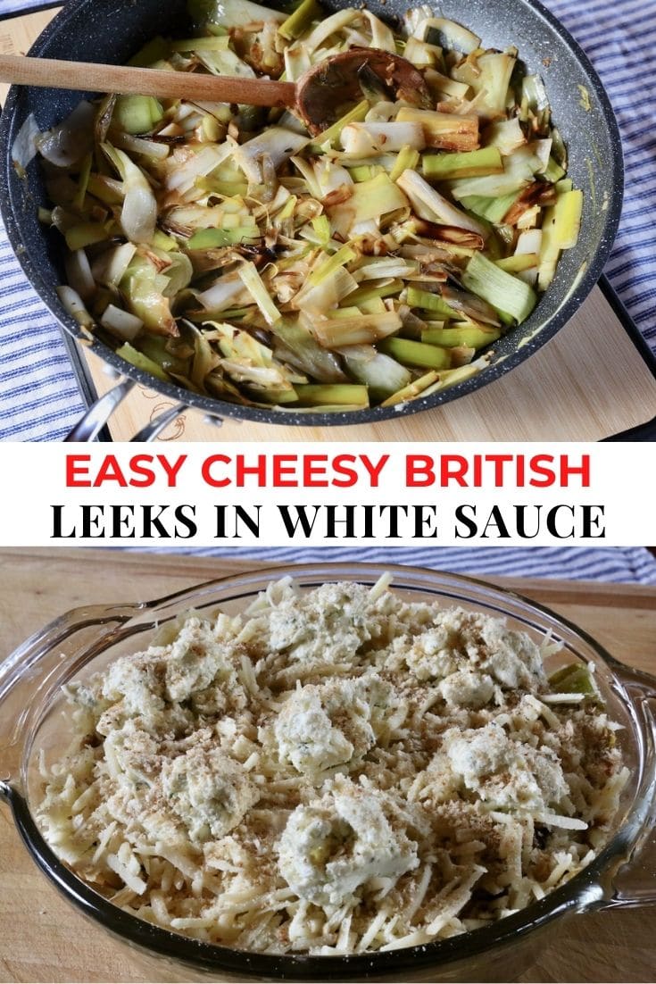 Save our Leeks in Cheese Sauce recipe to Pinterest!
