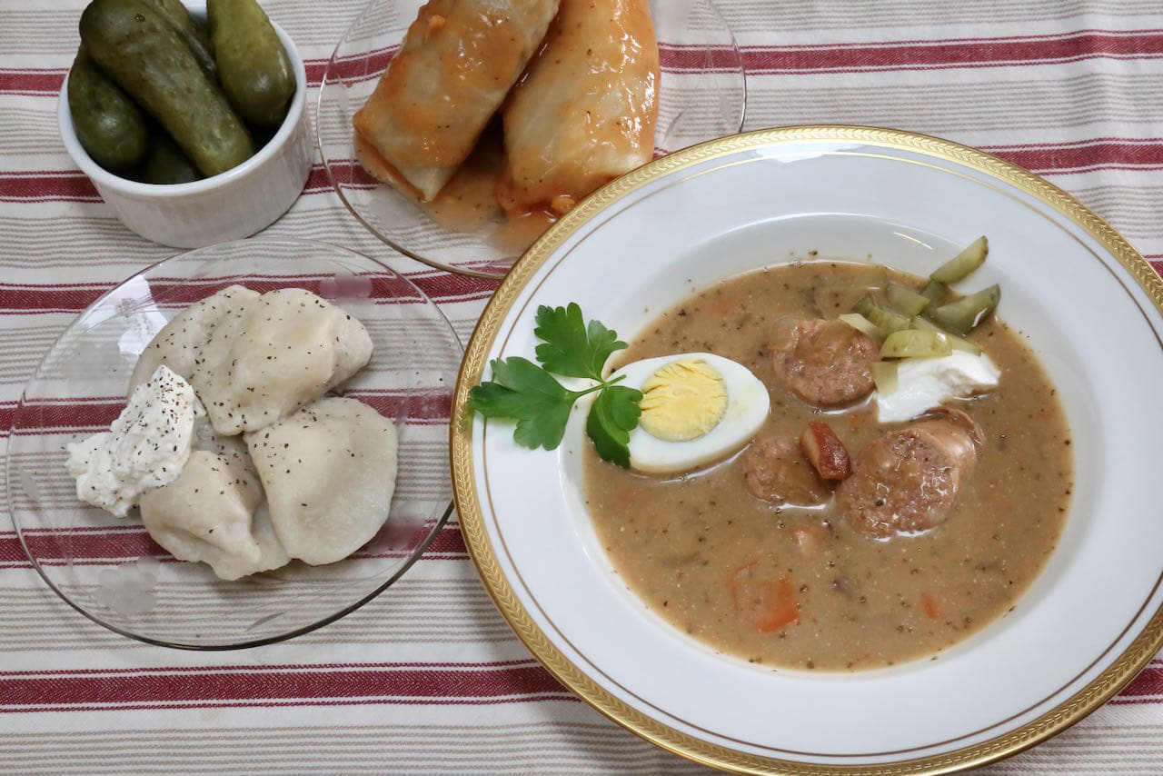 We love cooking homemade Zurek Soup on a cold Fall or Winter day.
