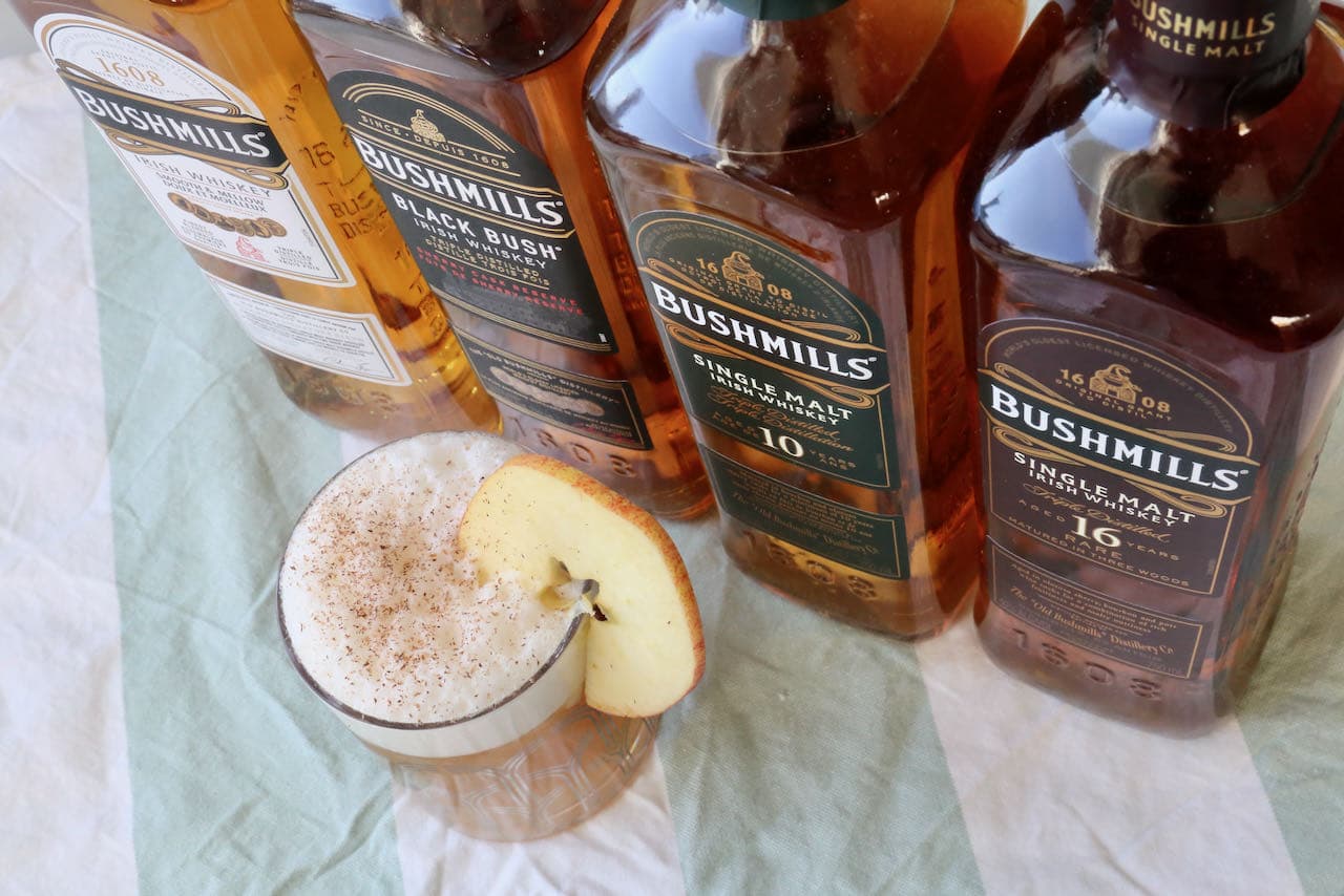 This Bushmills Cocktail is festive, popular in the fall at Thanksgiving and winter during Christmas.